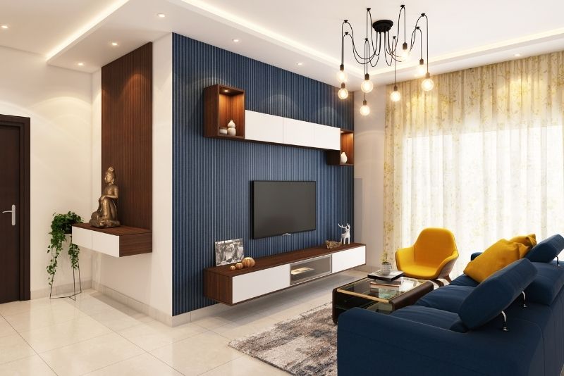 Residential living room recently cleaned by Cleaning Cairns