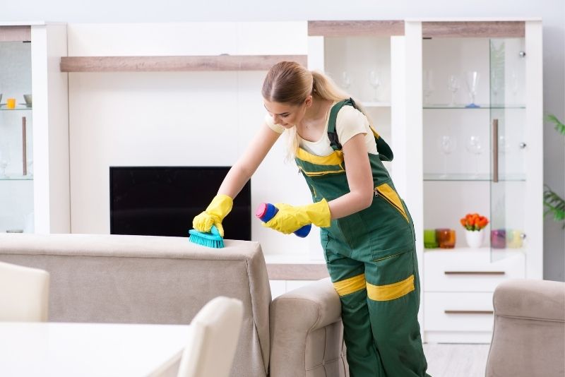 Professional couch cleaning